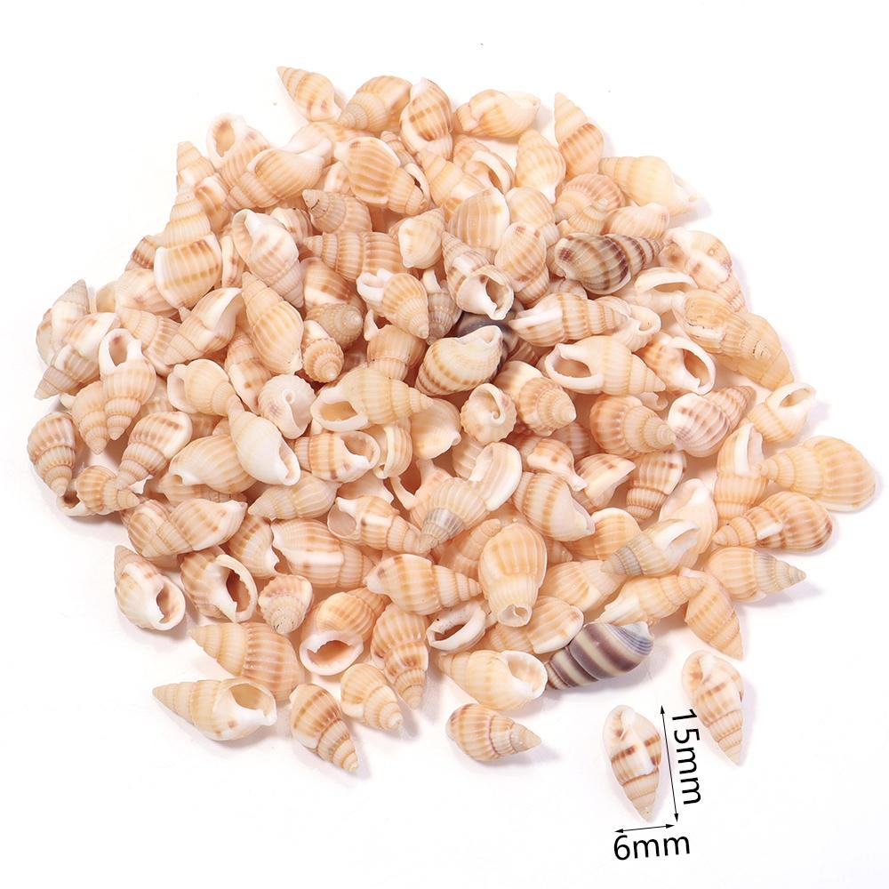 40g/bag Sea Shell Beads Tiny Conch Beads Undrilled Natural Shell Beads For Jewelry Making DIY Crafts Ornament Home Decoration