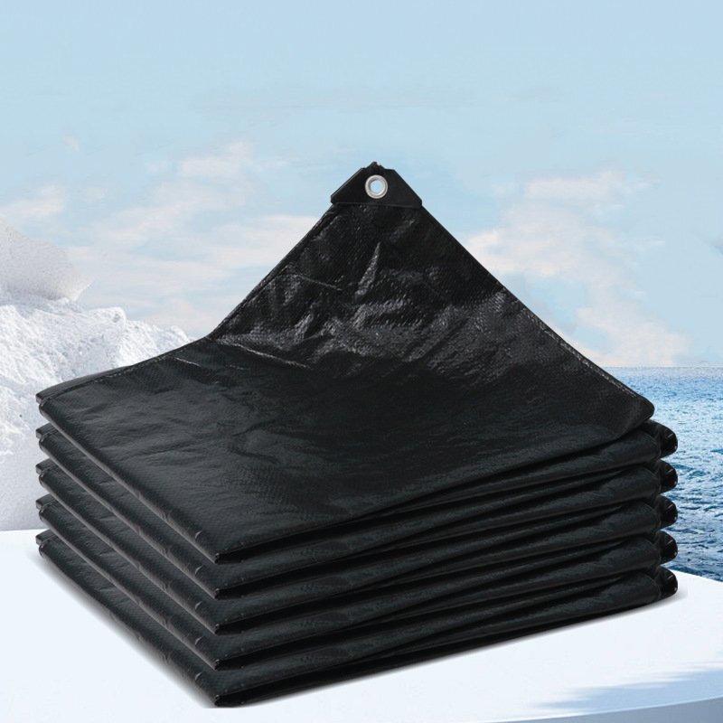 ZISIZ Outdoor Waterproof Black Tarp