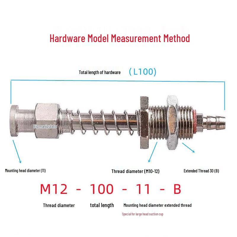 Industrial Robot Arm Vacuum Suction Rod Mount