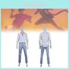 Costume Cosplay Kpop Demon Hunters avec Chemise en Jean et Combinaison pour Spectacles d'Anime sur Scène