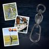 9KM DWLIFE Circular Fishing Snap Snap with Swivel Freshwater Lure