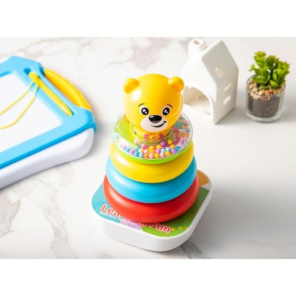 Busy Angel Bear Ring Stacking, Mixed Colors, 1 Piece, Korean Baby Products