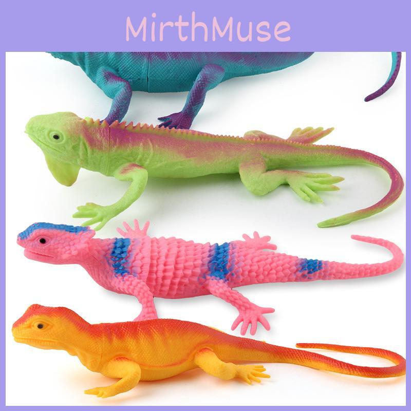 Chameleon Lizards Forest Plastic Toy Model For Kids Reptile Fans Gift Decoration