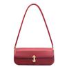High-end Red Baguette Bag, A Niche Underarm Bag for Women, A Single-shoulder Wedding Bag for Brides