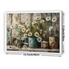Floral Canvas Wall Art Painting with Frames for Living Room Bedroom Decor Pictures Housewarming Gift
