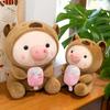 Plush Pig Toy With Capybara Transformation For Children Sleep Cushion And Gift