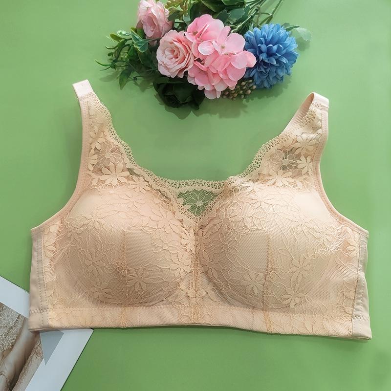 Aiyang Silicone Lace Bra, Large Wire-Free Bust Minimizer