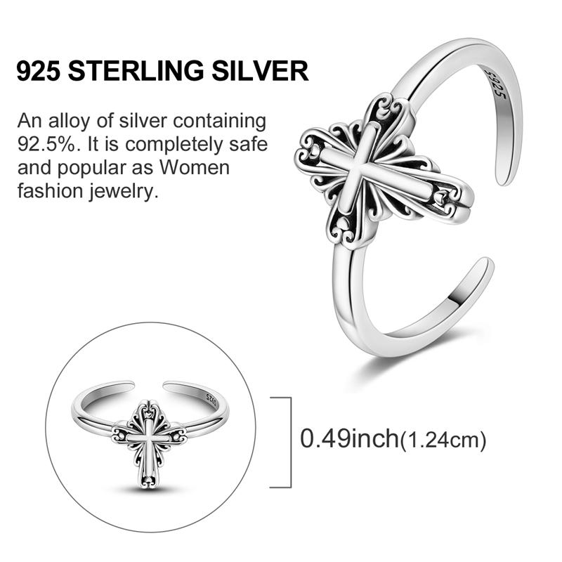 Kupfer Verstellbarer Ring Kleeblatt Hitze Kreuz Authentischer Fingerring Ideal Für Frau Schmuck Jahrestag Geschenk Hohe Qualität