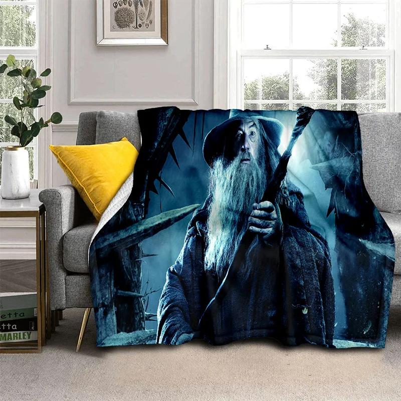 L-Lord of the Rings H-Hobbit HD Blanket,Soft Throw Blanket for Home Bedroom Bed Sofa Picnic Travel Office Cover Blanket Kids 3D
