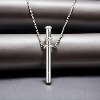 Breathing Resistance Whistle Necklace Meditation Whistle Necklace Mindful Breathing Necklace for Anxiety & Stress Relief