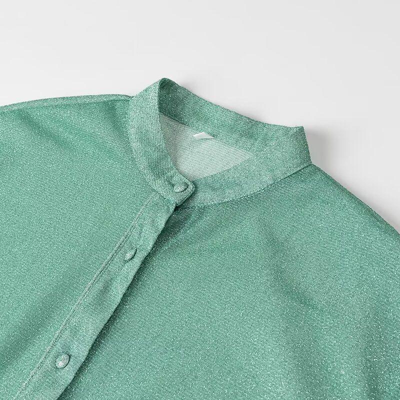 Kaslead New Arrival Women's Clothing Fashion Style Fashion Minority Design Long Sleeves Feather Coat Casual Pants Suit