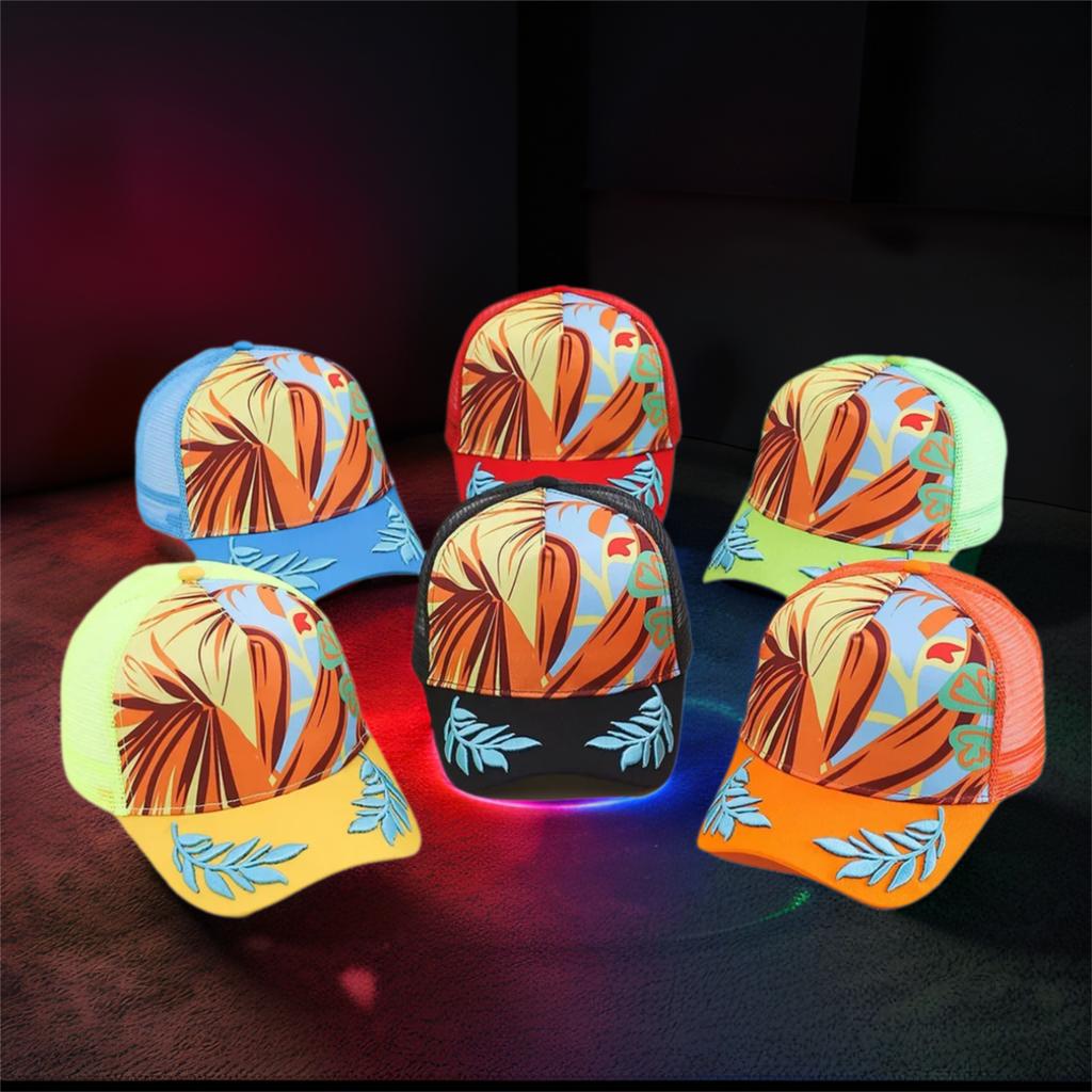2026 New Embroidered Printed Mesh Cap Outdoor Traveling Breathable Duck Tongue Hats Men's and Women's Sunshade Baseball Caps