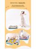Square Track Pet Slow Feeder Puzzle Bowl - Multifunctional Foraging Toy