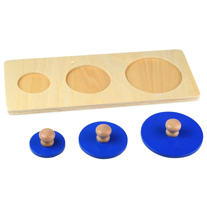 Wooden Geometric Shape Puzzle For Toddler Montessori Educational Toys