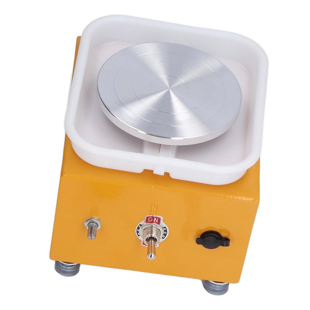 Kids Pottery Wheel Pottery Wheel Mini Water Basin Miniature Children's Teaching Ceramic Art Machine Embryo Drawing Machine