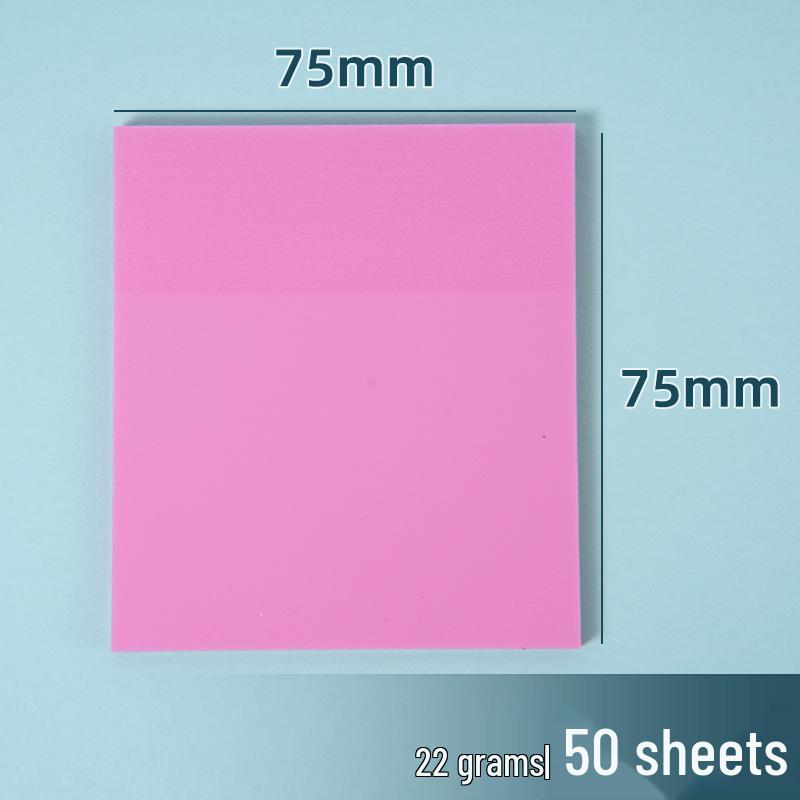 Transparent Colored PET Sticky Notes - Reusable, See-Through, Fluorescent Index Stickers