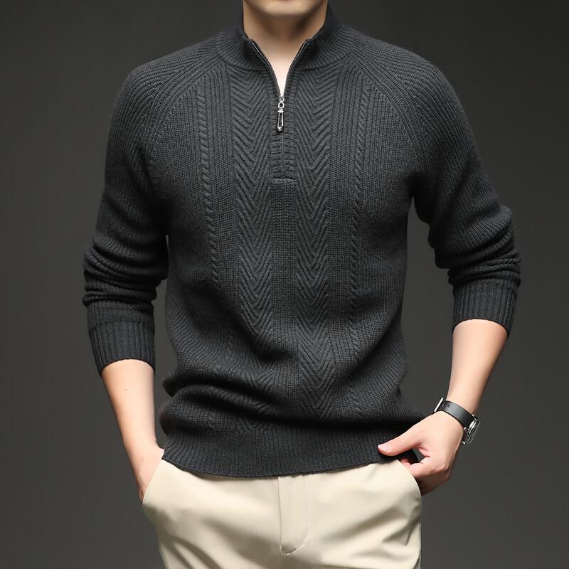 IMAGINEX Men's Old Money Style Thickened Wool Sweater