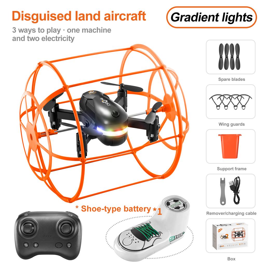 New S166 Mini Drone With Light Climb Wall Toy Remote Control Helicopter Rc Plane Dron Quadcopter RC Toys Boys Gift For Kids