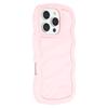 For iPhone 16 Pro Max Case Wavy Edge Shockproof TPU+PC Phone Cover