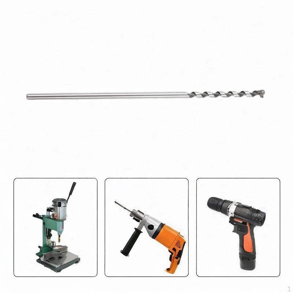 Tap Drill Bit Metal Core 8mm Woodworking Bits Square Twist for Aluminum Copper