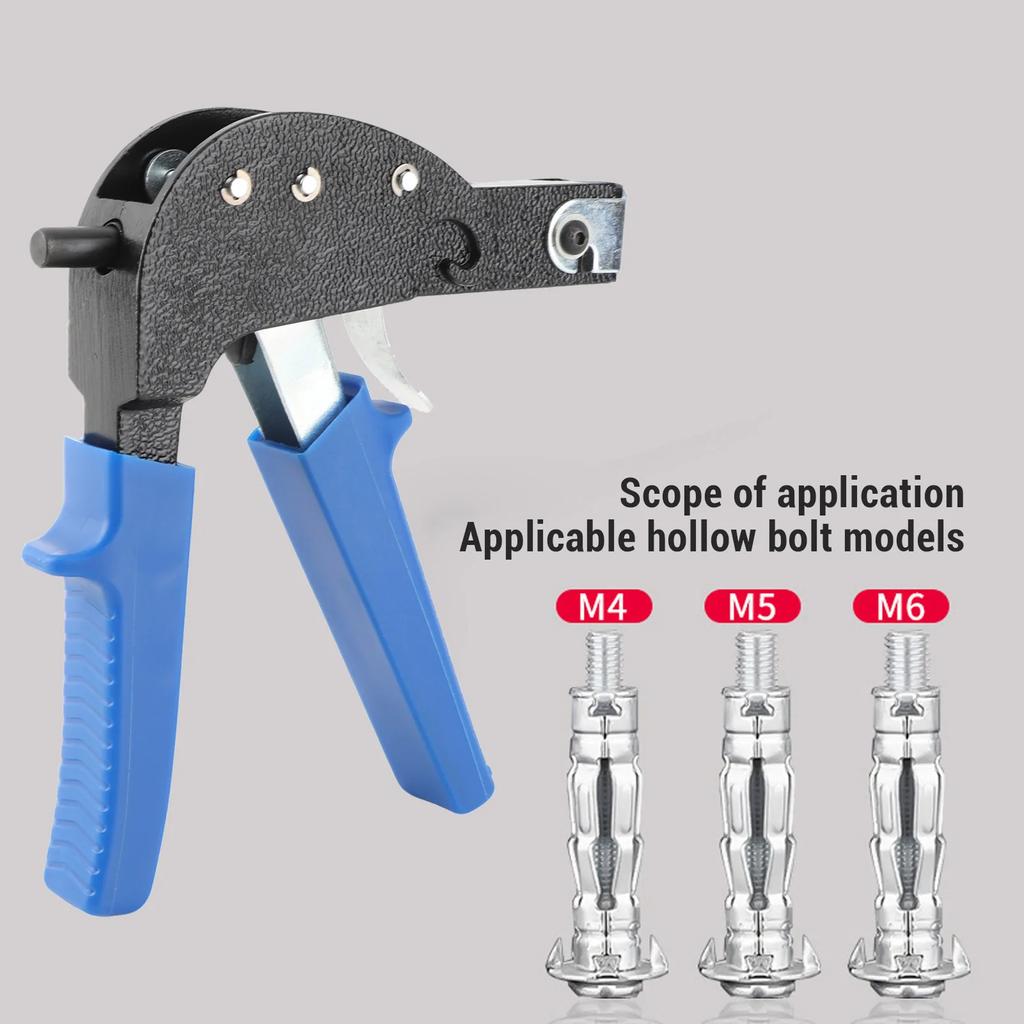 Hollow Wall  Gun Heavy Duty  Gun M4 M5 M6 PP Non Slip Handle Multifunctional for Construction Site Home Decoration