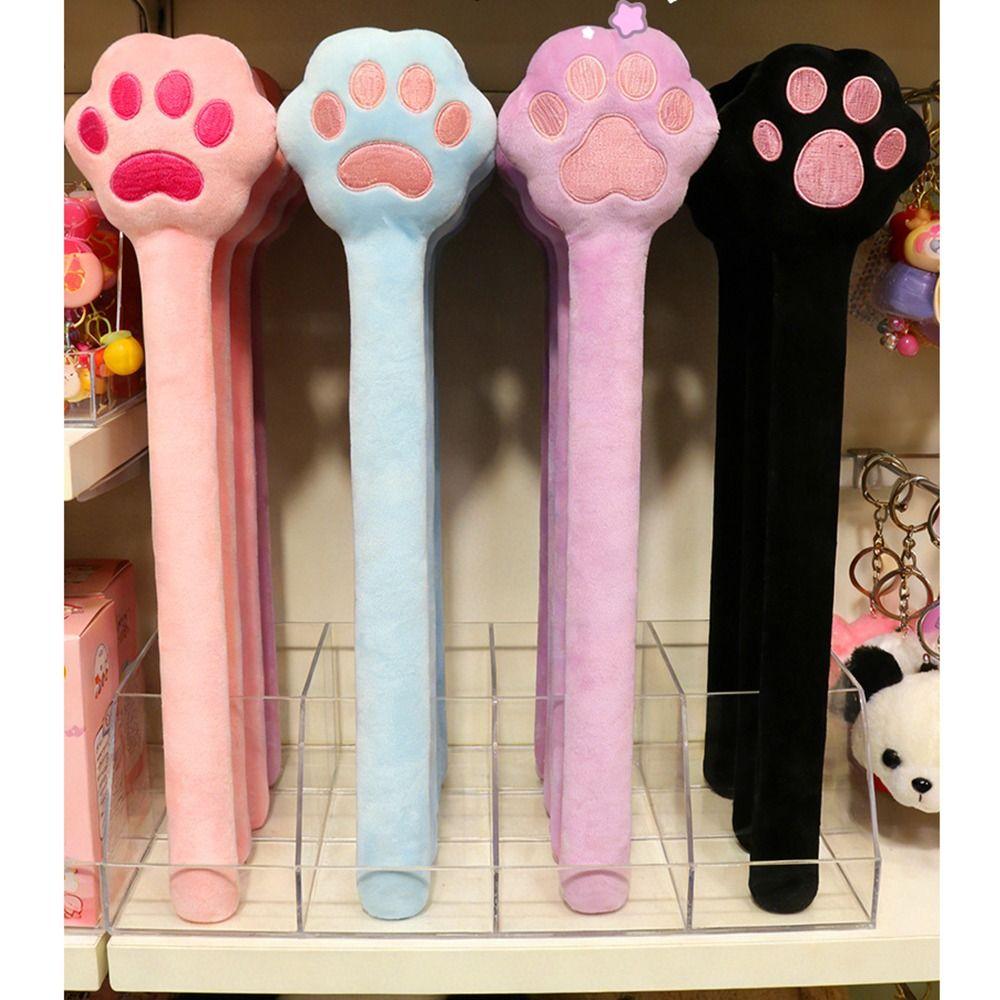 Soft Cat Claw Massage Hammer Elastic Tapping Back Massager Meridian Slap Stick  Neck Relaxation