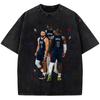 Stephen Curry LeBron James Kevin Durant BIG 3 USA Mistrz Świata Niestandardowa Koszulka z Graficznym Nadrukiem