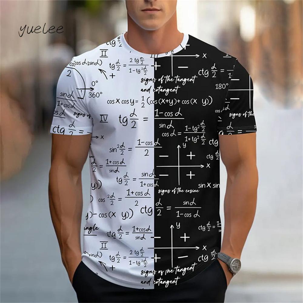 Men's T-Shirt Fashion Design Simple Printed Short Sleeve T-Shirt Oversized Sports Round Neck Tops Summer Men's Casual Clothing