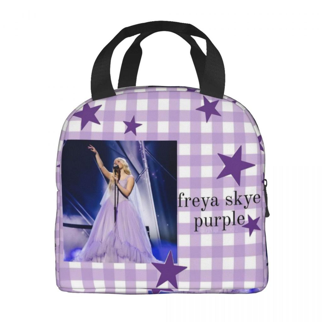 Freya Skye Singer Tour 2026 Thermal Insulated Lunch Bag for Travel Portable Food Container Bags Cooler Thermal Lunch Boxes