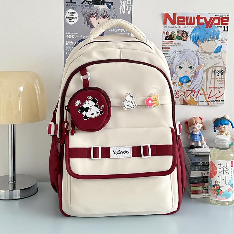 

Новый высококачественный рюкзак в колледжском стиле, свежий и милый, для учеников средней школы, легкий, большой вместимости