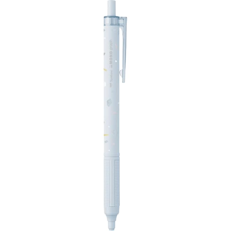 

tombow pencil [limited] oil ballpoint pen monograph light sheer stone pattern 0.5mm black ink BC-MGLE (powder blue)