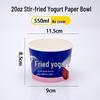 Disposable Fried Yogurt Paper Bowl