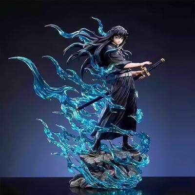 25cm/9.84in Anime Demon Slayer Figur Tokitou Muichirou Actionfiguren PVC Statue Schreibtischornament Sammlermodell Spielzeug Geschenke