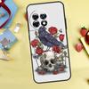 Skull Crow Flower Case For OnePlus 15 13 12 11 9 10 Pro 13T 13R 12R 10T 8T Nord 5 CE 3 4 2 Lite N20 N30 Cover