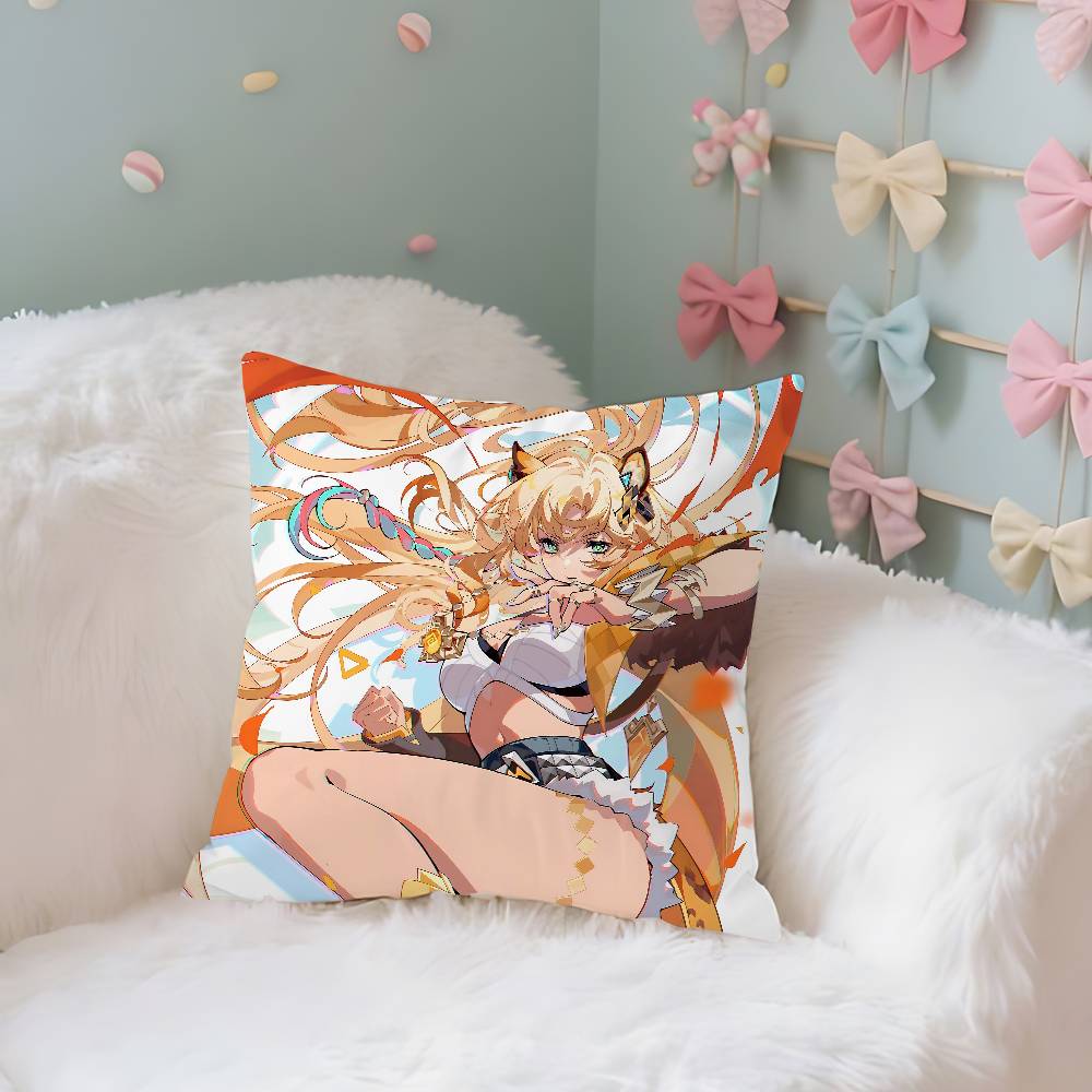 Game Peripheral G-Genshin Pillow Case Pillows For Cover Home Decor Items Living Room Decoration Cushion Covers