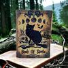 Book of Shadows Grimoire Journal Magic Cat Printed Witchcraft Supplies Witch Wiccan Notebook Handmade Deckle Paper Great Gifts