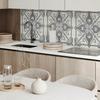 Self-Adhesive Vinyl Wall Covering With Print 100x50 cm Floral Pattern with Symmetry