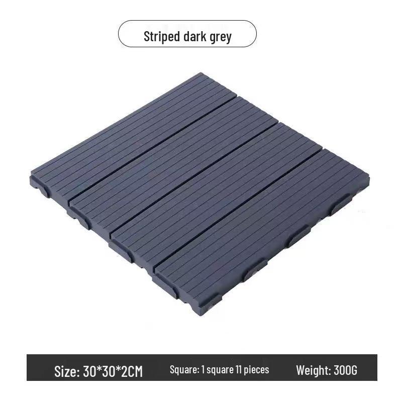 Outdoor Self-Assemble Wood-Plastic Flooring for Balcony, Terrace, and Garden Renovation