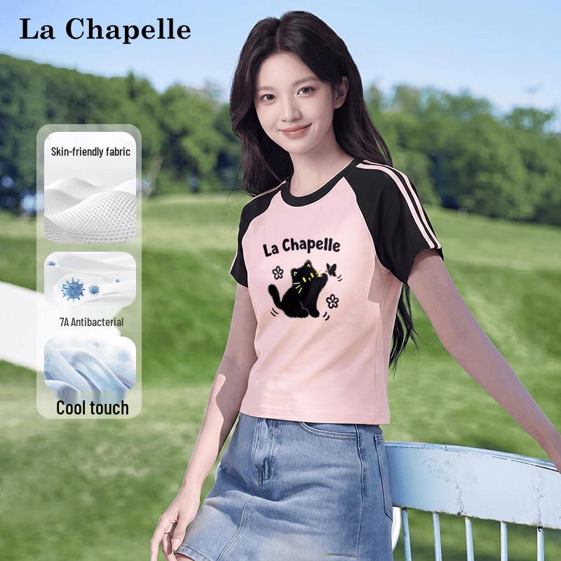 La Chapelle Women s Ice Silk Cooling Short Sleeve T-Shirt L