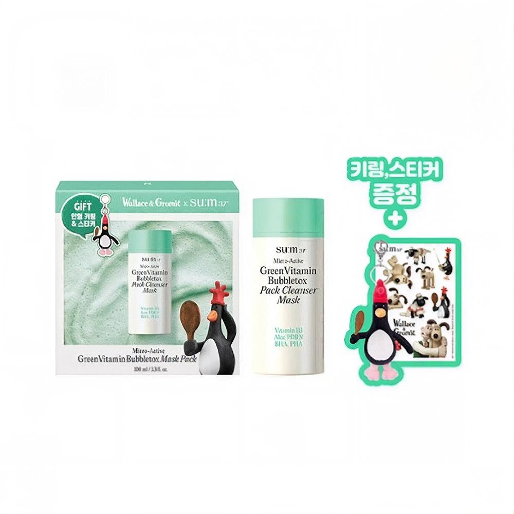 Su M37 Кислородная пузырьковая маска Green Vitamin Tox 100 мл Single option