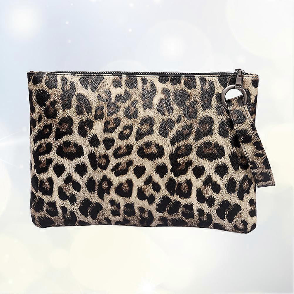 Leopard Handbag Fashion Hot Handbag Leopard Hot Envelope Bag Yellow Leopoard Grain