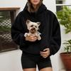 Hanorac Unisex Transportator Animale de Companie Geantă Pisică Câine Mânecă Lungă Hanorac Culori Multiple Plush Purtare Zilnică Accesoriu de Modă