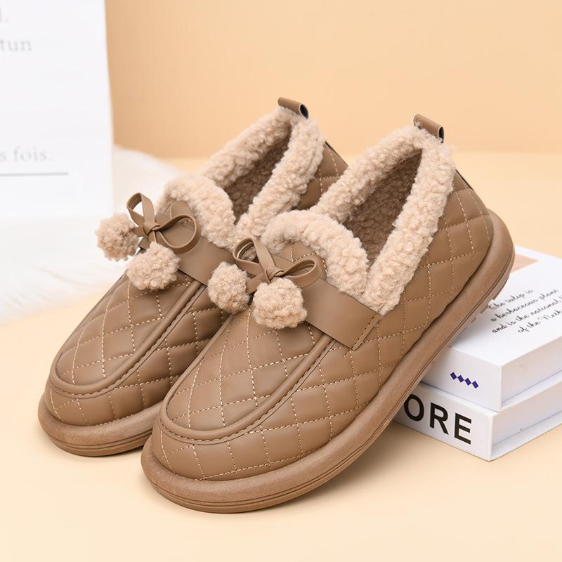 Shoes women's new winter plush shoes wear platform casual shoes to keep warm