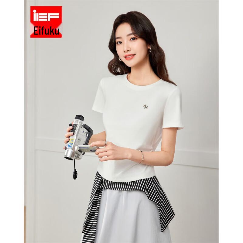 IEF Women s Korean Style Slim Fit T-shirt L