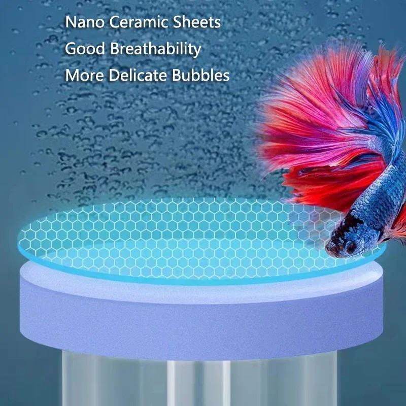 High transparency Acrylic Air Pump Sand Stone Aquarium Oxygen Pump Fresh Air Stone Nano Bubble Bar Aquarium Fish Tank Aerator