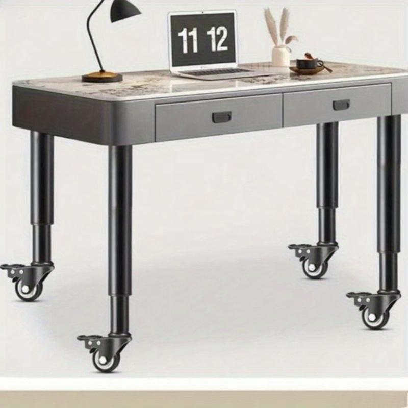 41-62cm 2pcs  Adjustable Table Legs with Locking Casters Suitable for Tables Sofas Dressing Tables and Adjustable Height