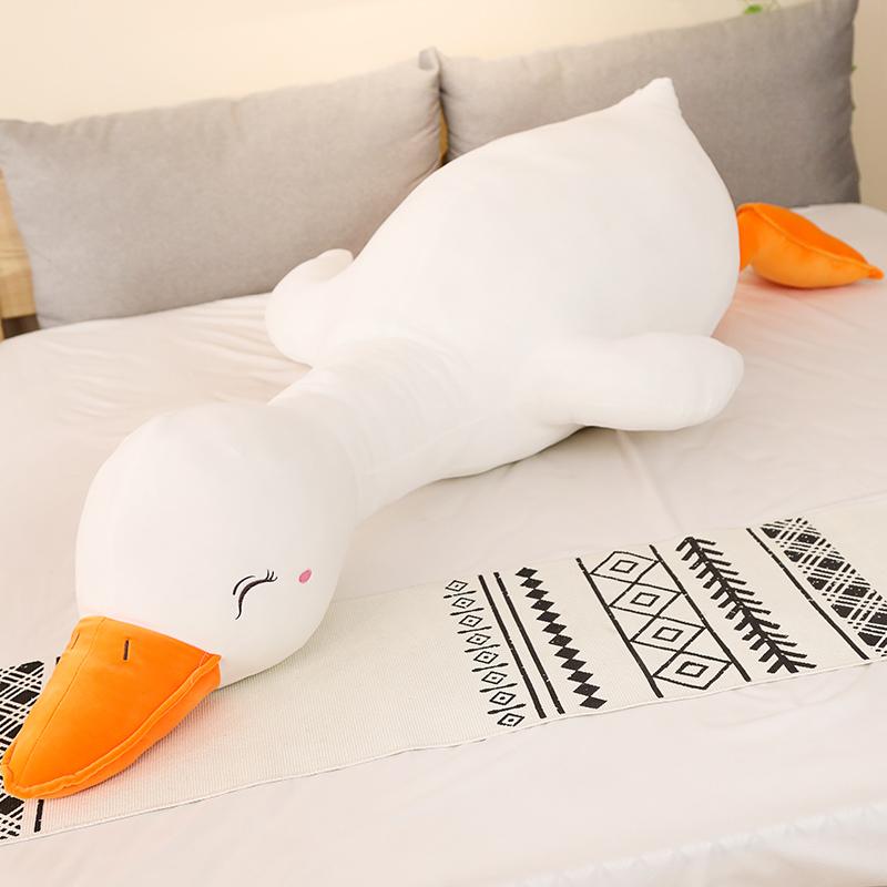 Giant Duck Plush Pillow Cute Duck Stuffed Toy High Quality Soft Sleeping Pillow Funny Sweet Gift for Friends