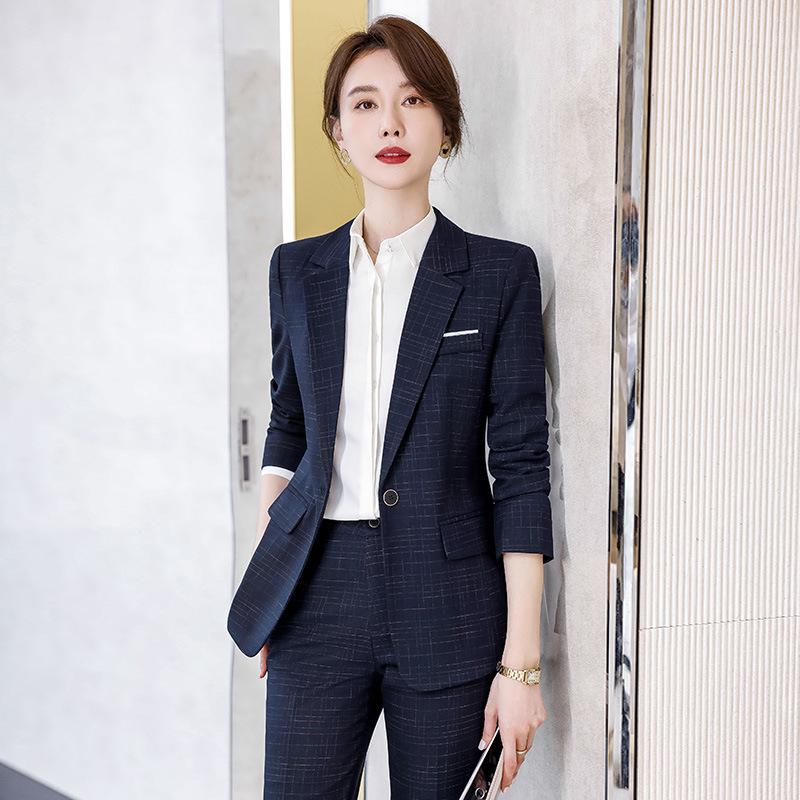 Women's Professional Autumn Suit Set: Office & Sales Formal Wear