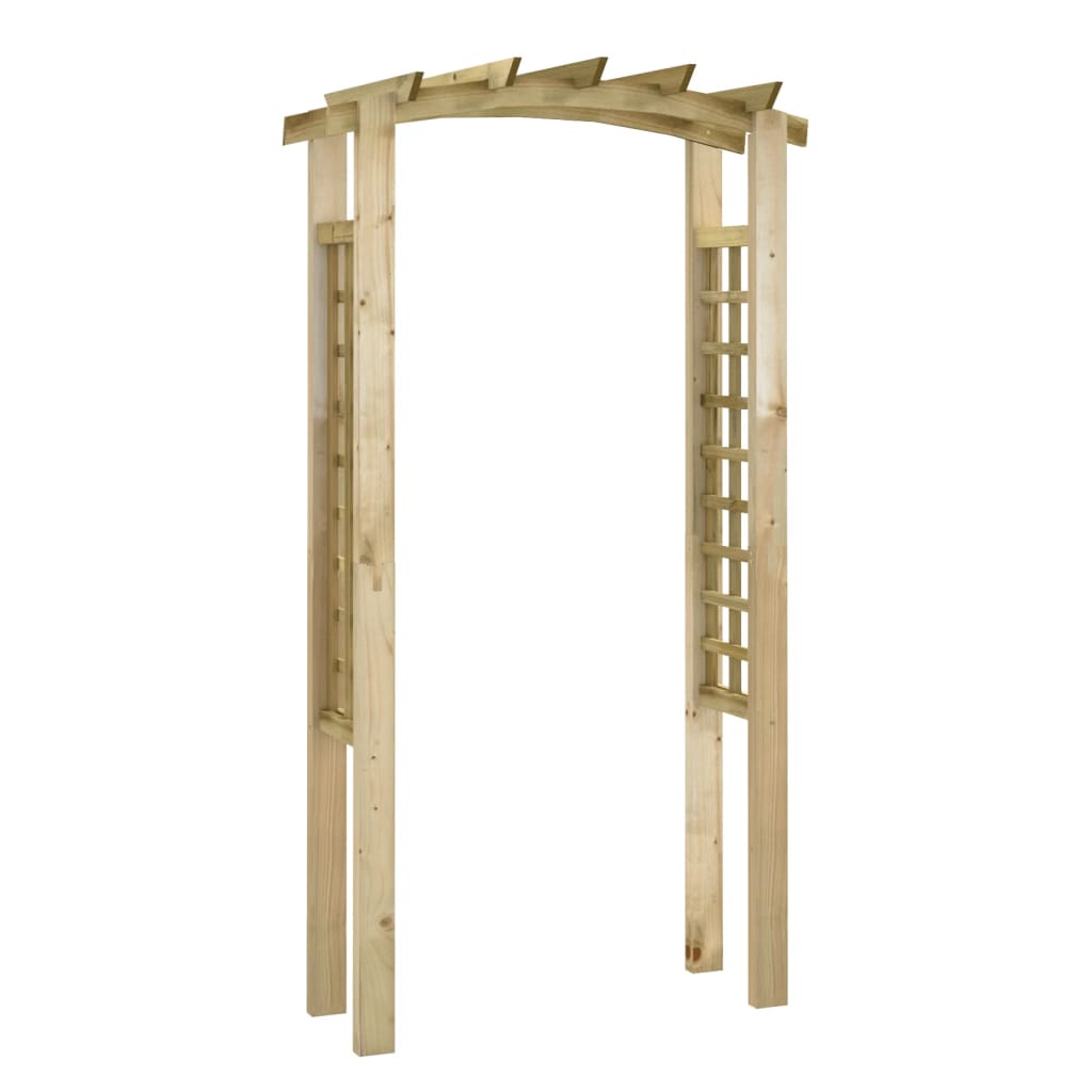 Vidaxl Gartenpergola mit Gitter, 110x60x210 cm, Kiefernholz
