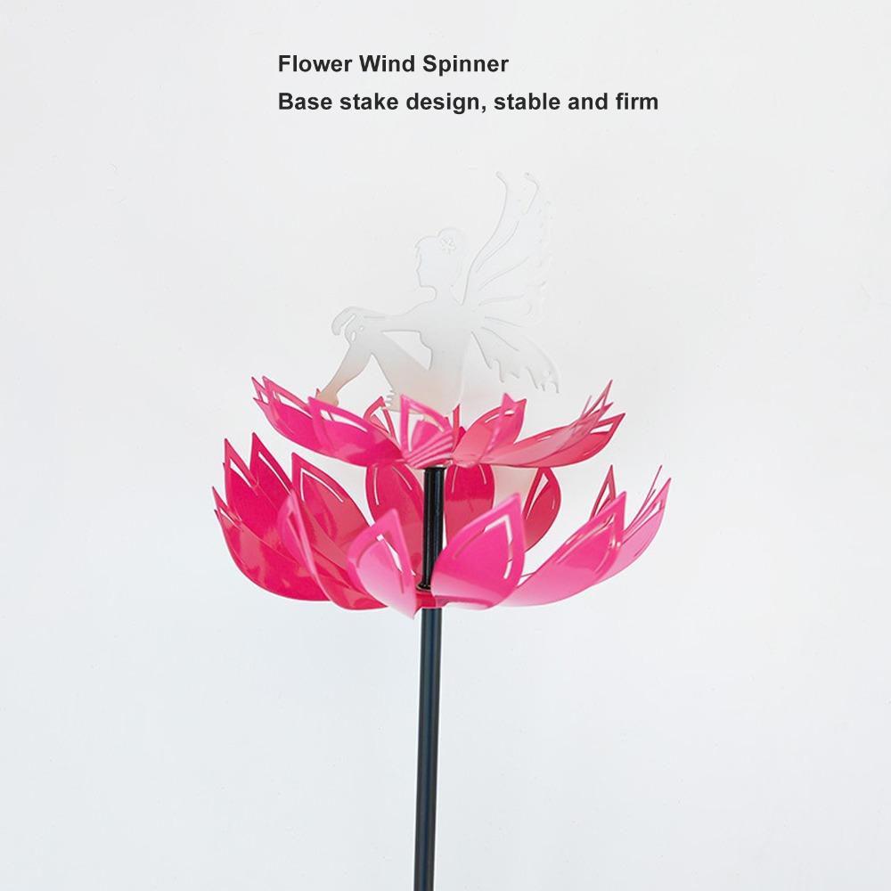 8pcs Alloy Metal Flower Sculpture Metal Stake Garden Yard Decoration Lawn Patio Backyard Decor